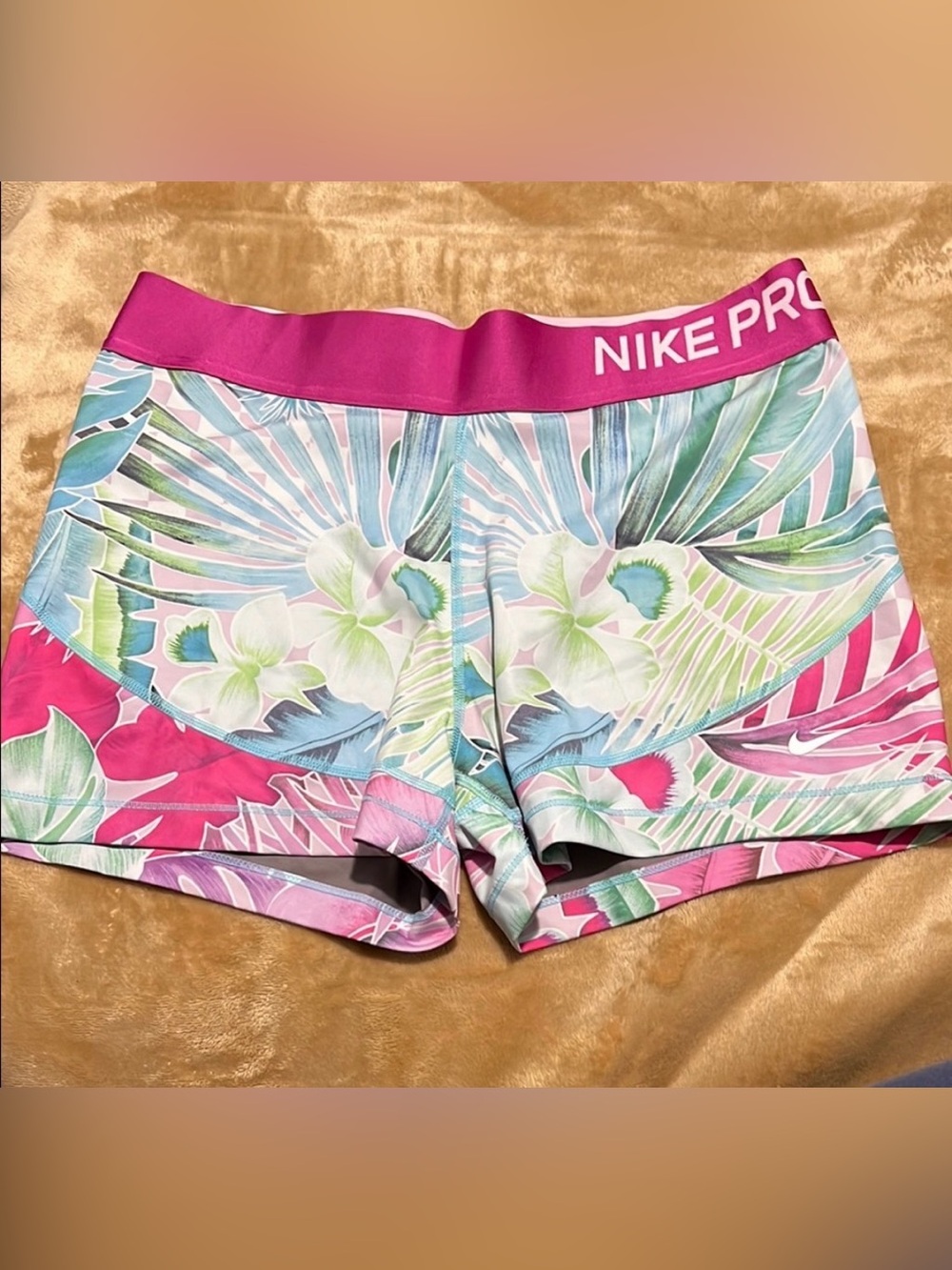 Nike Pro Dri-FIT Tropical Compression Performance Training Shorts Size XXL